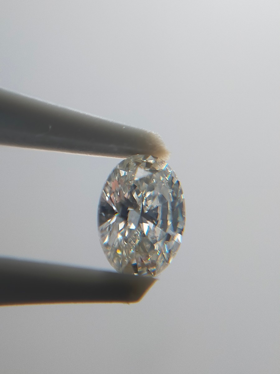 天然ダイヤモンド ルース 0.386ct I SI1 オーバル diamond oval 中央宝石研究所 ソーティング付き 0.3ct 0.3カラット 0.4ct 0.4カラット