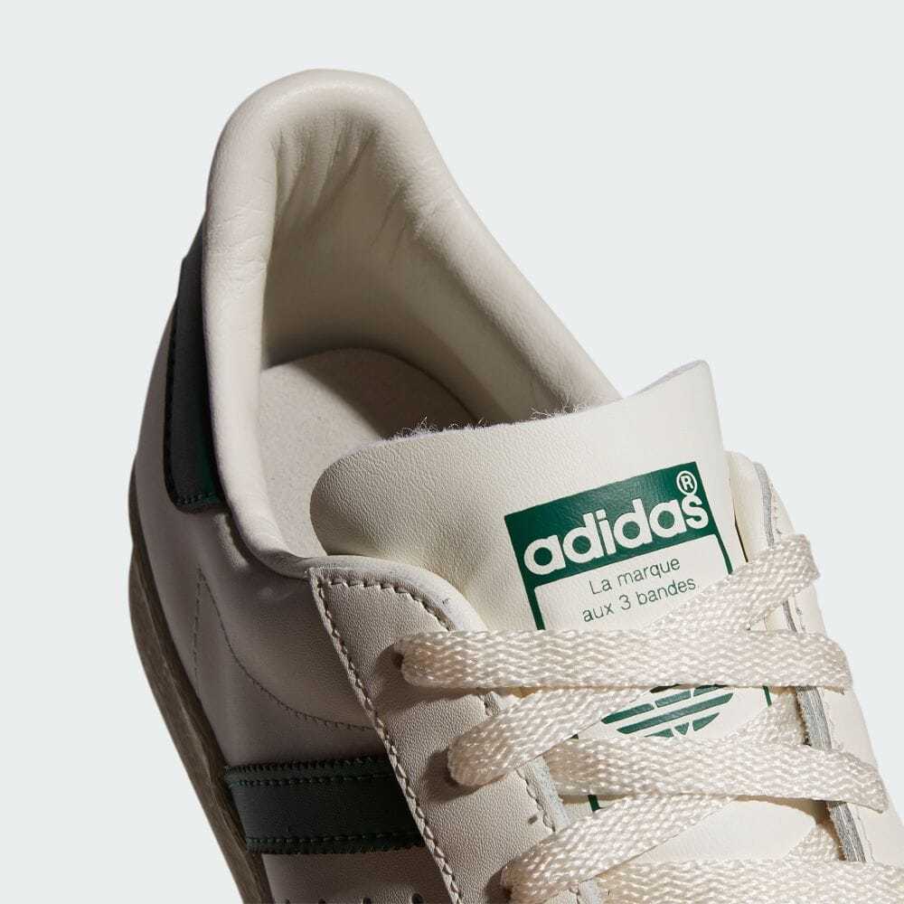  Adidas 29.5cm super Star 82 white green tax included regular price 18700 jpy adidas SUPERSTAR 82 men's sneakers natural leather white green 