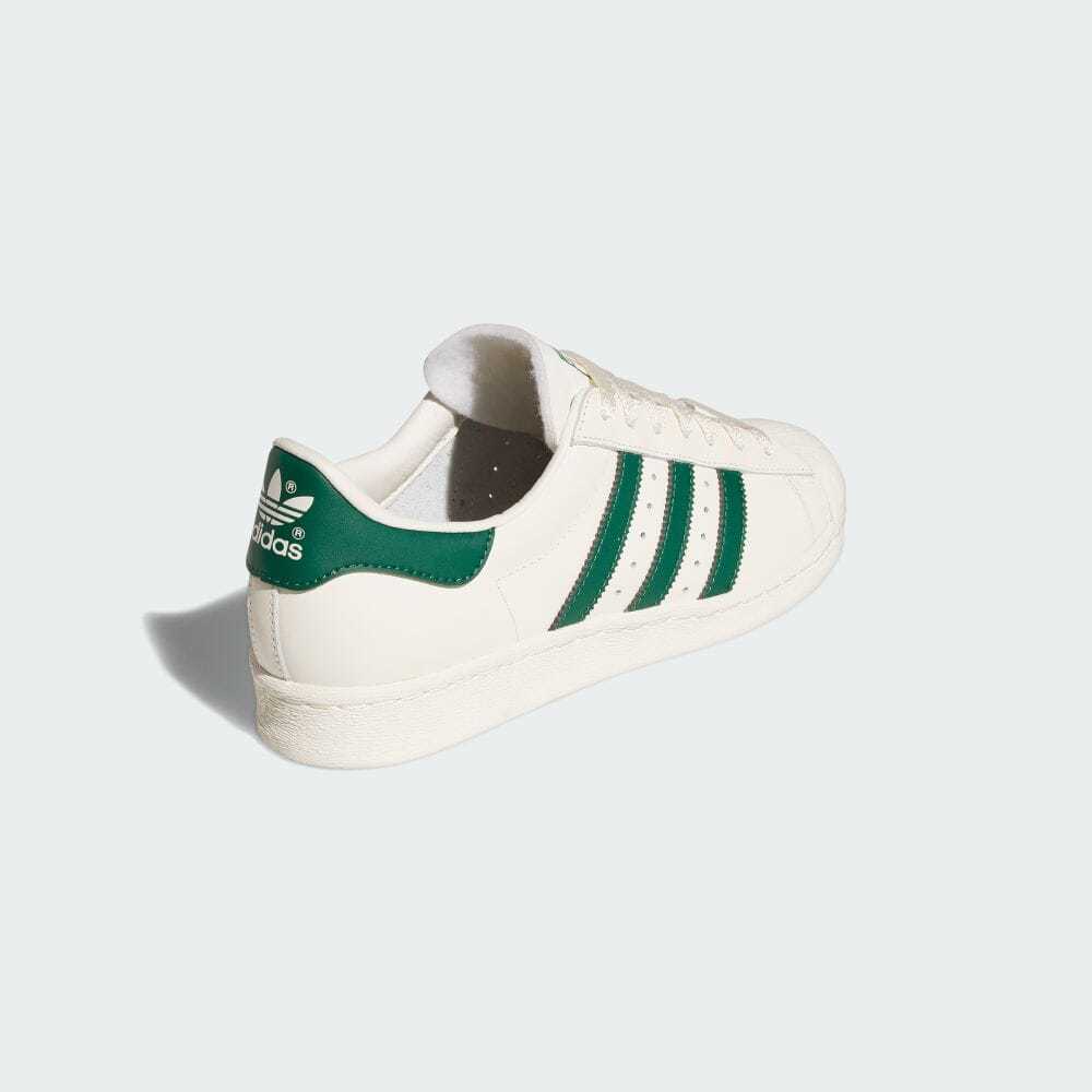  Adidas 29.5cm super Star 82 white green tax included regular price 18700 jpy adidas SUPERSTAR 82 men's sneakers natural leather white green 