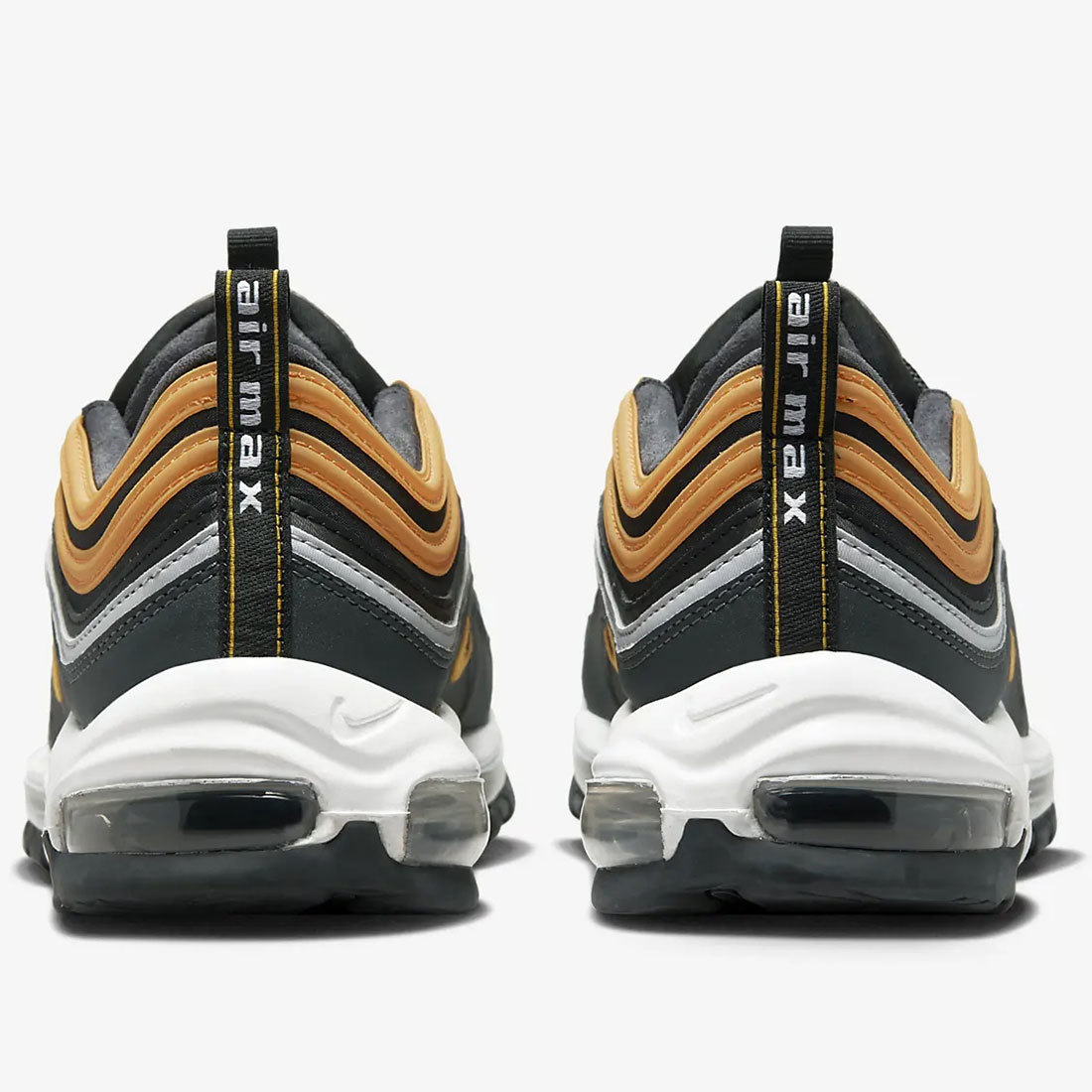 ナイキ 26.5cm エア マックス 97 WTR ブラック イエロー 税込定価19800円 NIKE AIR MAX 97 WTR メンズスニーカー 黒 黄色_画像3