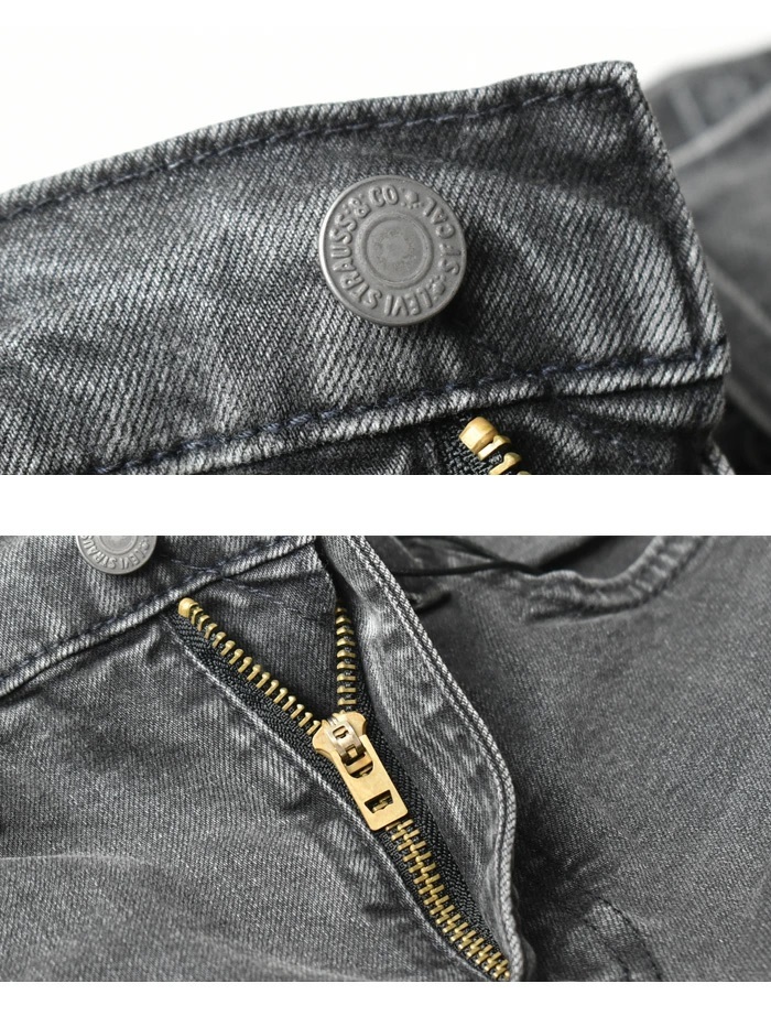 リーバイス 502 W33 ウォーム ジーンズ テーパード LEVI'S 税込定価11000円 ビッグE ブラックユーズド ジーパン BIG E 295071093_画像5