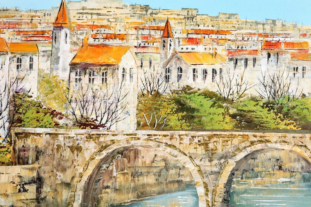 Yahoo!オークション - 真作 吉岡貞夫 油彩「スペイン風景」画 Yahoo!オークション - 真作 吉岡貞夫 油彩「スペイン風景」画