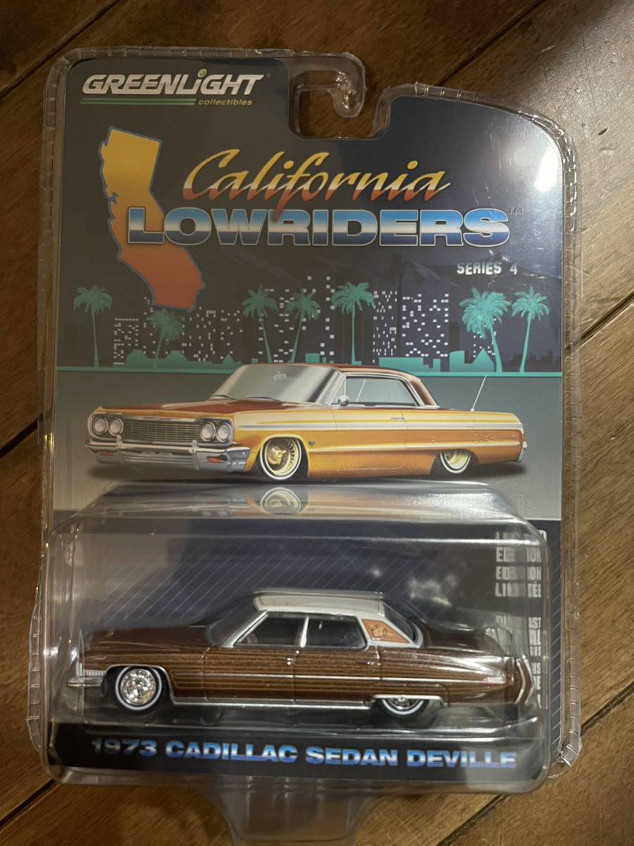 1973 cadillac sedan deville GREENLIGHT グリーンライト LOWRIDERS ローライダー カリフォルニアCalifornia キャデラック デビル セダン_画像1