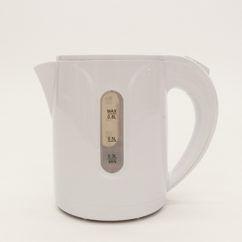 【処分品】ケトル 0.8L コンパクト 電気ケトル 湯沸かし器 簡単 空焚き防止機能 沸いたらオフ お茶 コーヒー KTK-08 ホワイト ポット_画像2