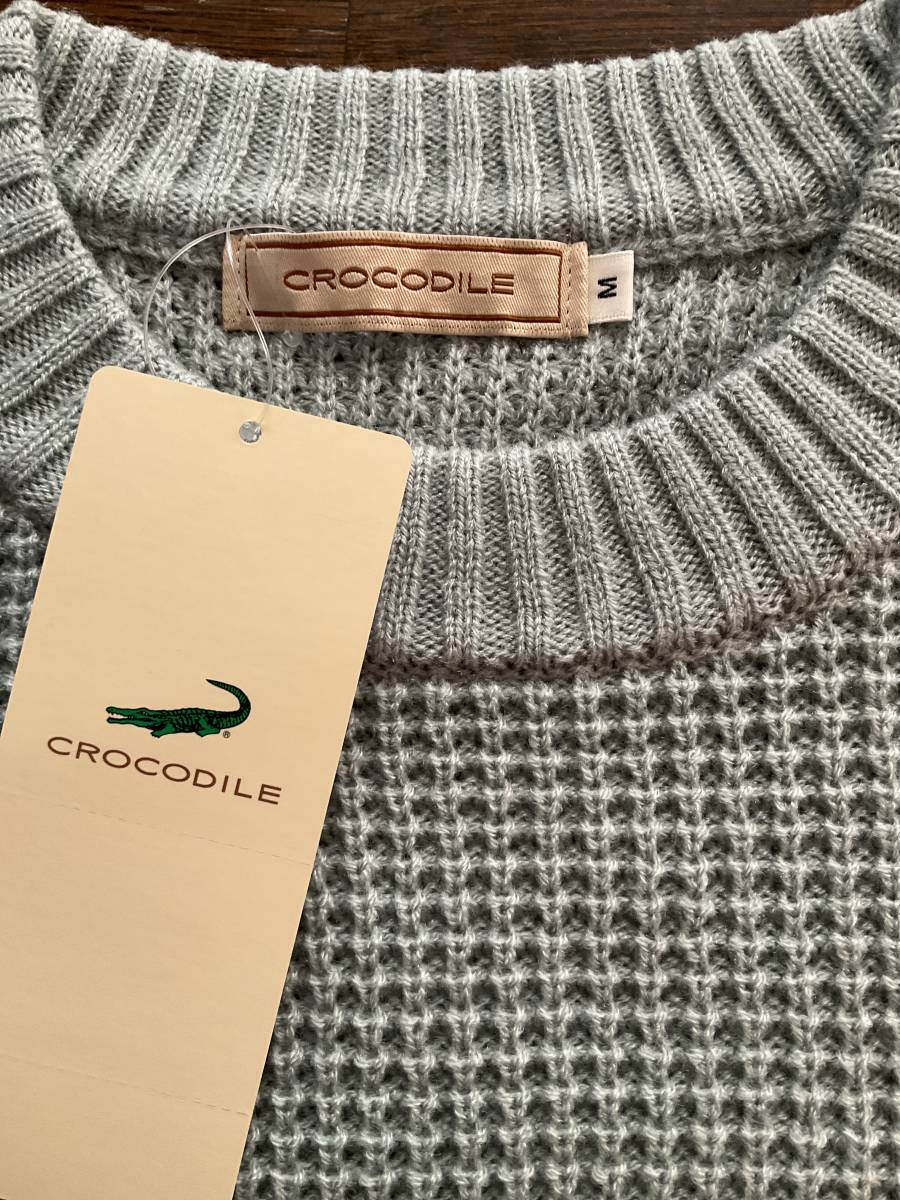 CROCODILE★クロコダイル／レディース長袖クールネックセーター／サイズＭ〈新品タグ付き〉_画像3