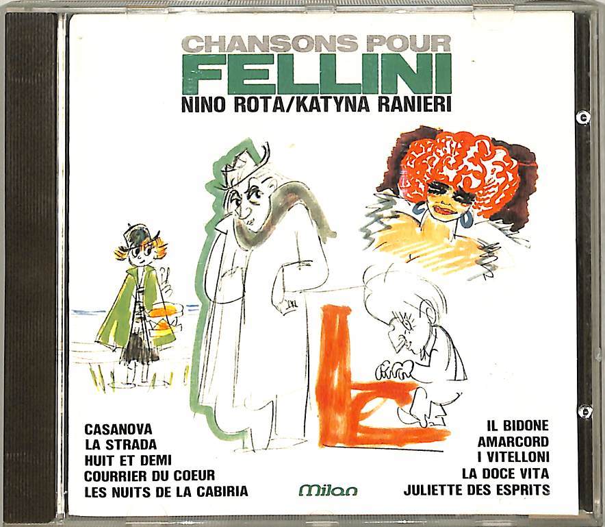 D00139577/D00139577/CD/Nino Rota / Katyna Ranieri「Chansons Pour Fellini」_画像1