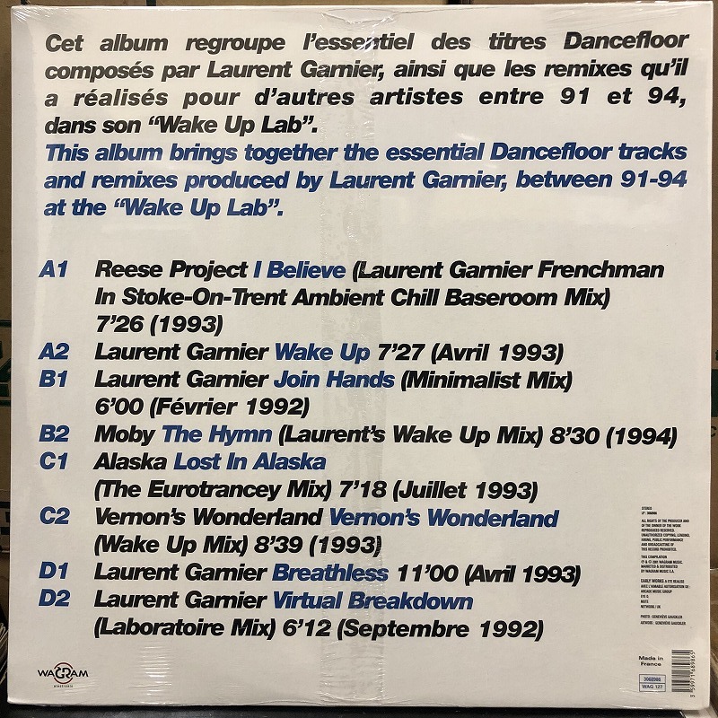 Laurent Garnier - Early Works (2 records) (A22)の画像2