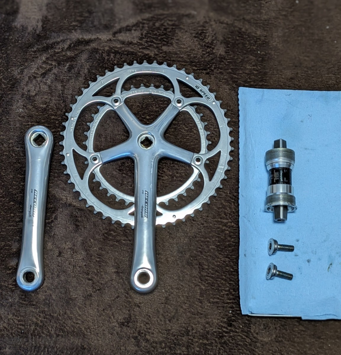 Campagnolo RECORD 170 53/39 BB付_画像1