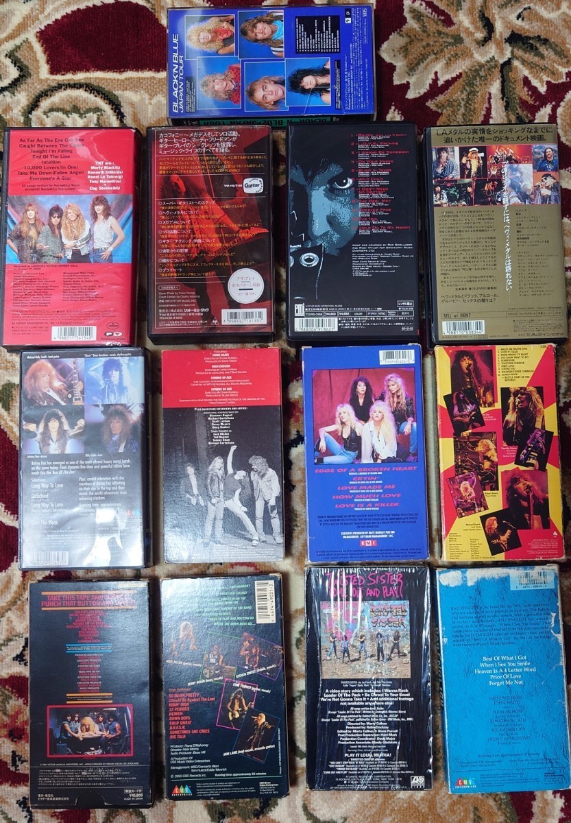 未DVD化 超希少含む★VHSハードロック＆ヘヴィメタル13本セット★ 国内＆輸入VHS STRYPER/TWISTED SISTER/WARRANT/TNT/BLACK 'N BLUE/VIXEN_画像2