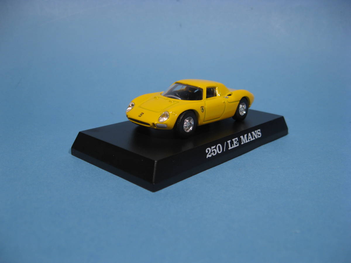 京商 1/64 フェラーリコレクション Ⅱ 1963 フェラーリ 250/ルマン 黄色KYOSHO Ferrari CollectionⅡ 1963 250/LE MANS Yellow(中古・美品)_画像3