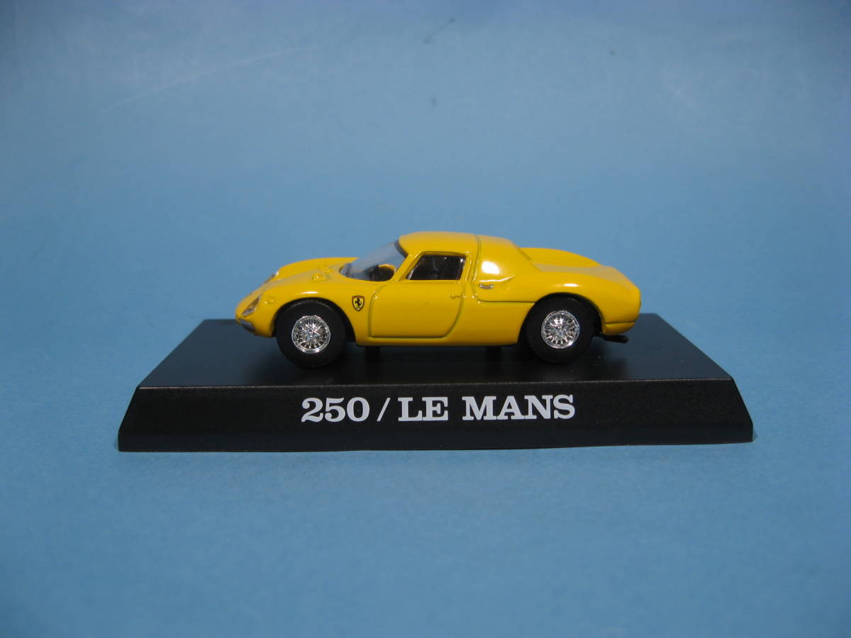 京商 1/64 フェラーリコレクション Ⅱ 1963 フェラーリ 250/ルマン 黄色KYOSHO Ferrari CollectionⅡ 1963 250/LE MANS Yellow(中古・美品)_画像4