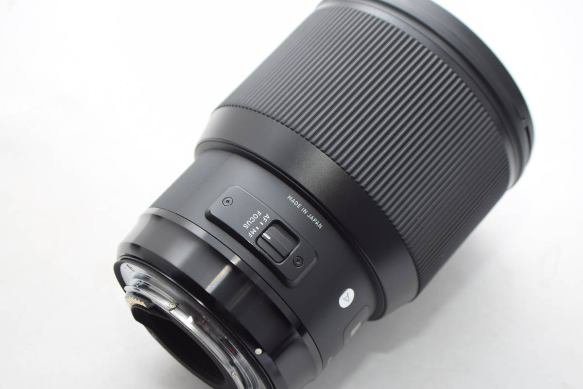 良品★SIGMA シグマ Art 85mm F1.4 DG HSM Canon キヤノン用★元箱付・おまけ付_画像7