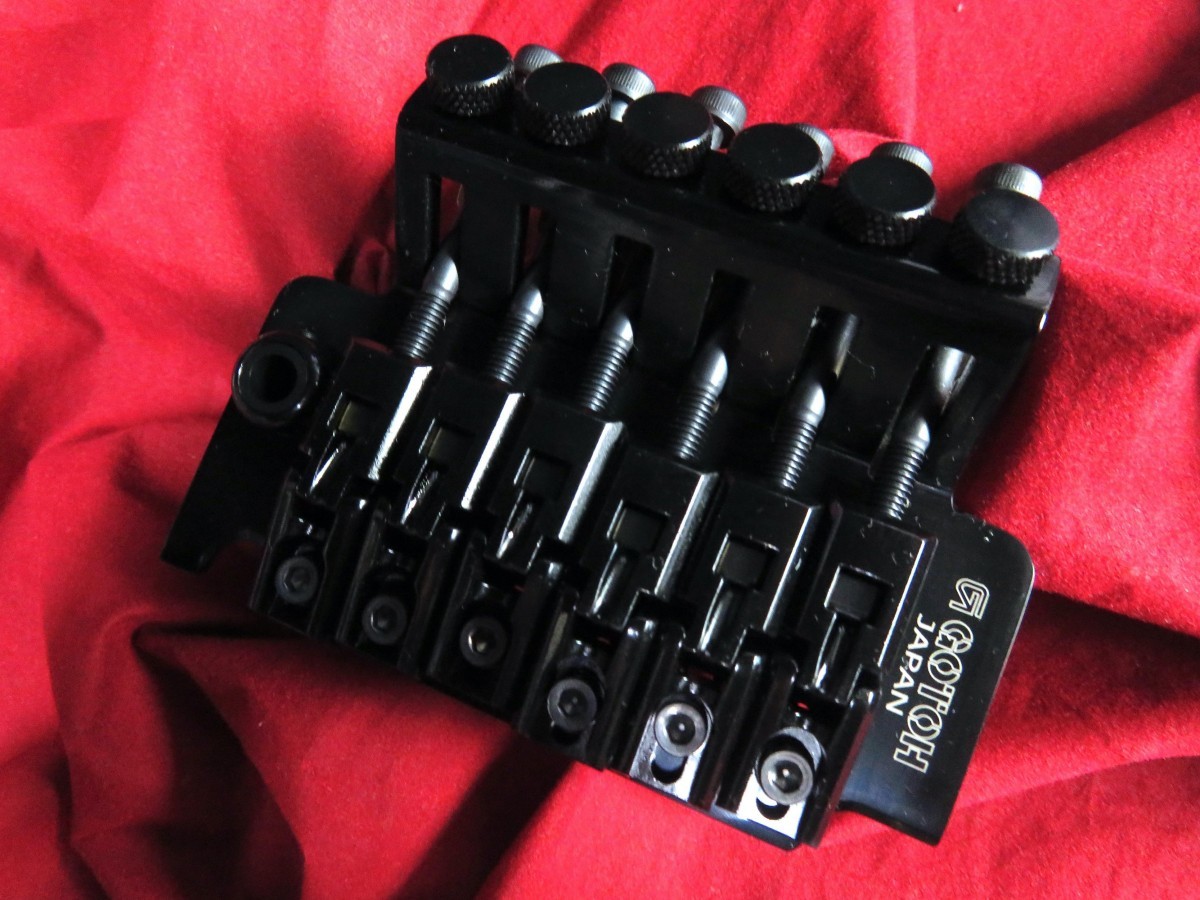 ★新品セール/最安値！★GOTOH／GE1996T-B／36mmブロック◆国産 ゴトー Floyd Rose／フロイドローズ トレモロ BK／Black★特注仕様 36ミリ_画像2