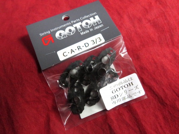 ★新品セール/最安値★GOTOH／SD90 C.A.R.D◆チューナー マシンヘッド 性能UP CARD スペーサー／取り付け簡単！音が良くなる！_画像2