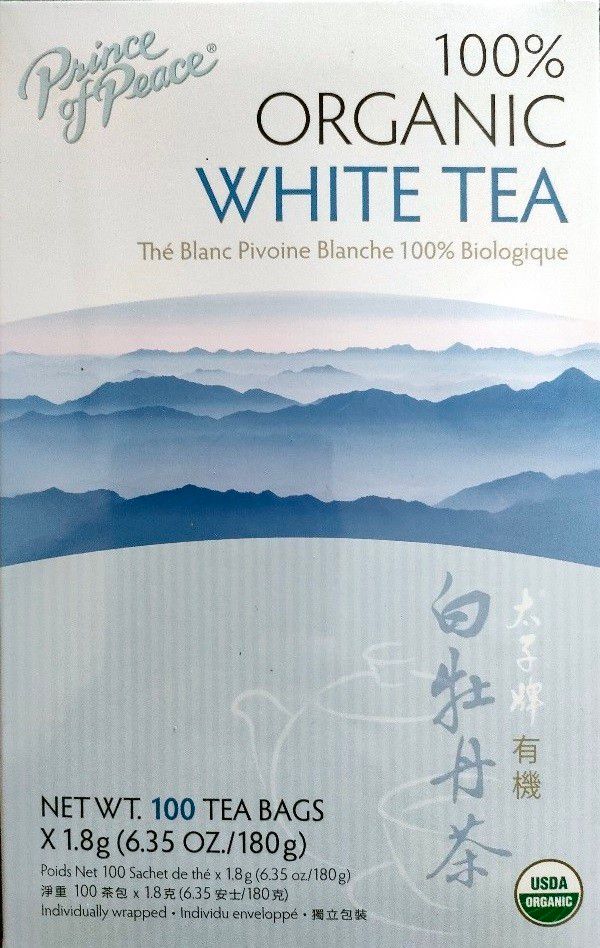 白茶 50包 オーガニック ホワイトティー 100％有機白茶