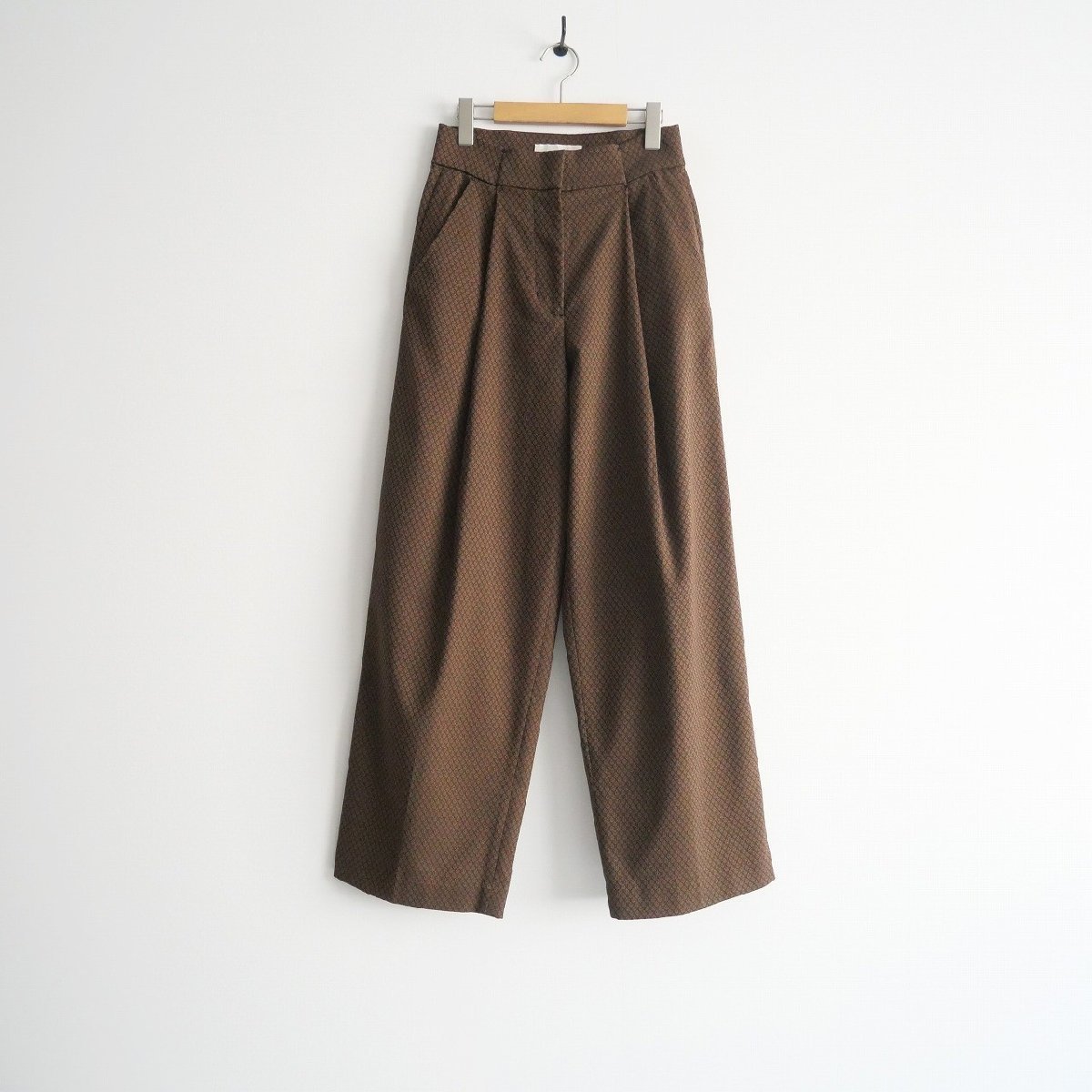 2021AW / TODAYFUL トゥデイフル / Jacquard Tuck Trousers パンツ 38 / 2207-0166