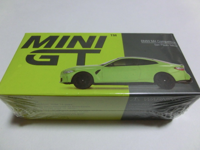 MINI GT 1/64 BMW M4 コンペティション G82 サンパウロイエロー 左ハンドル MGT00468-L 新品_画像1