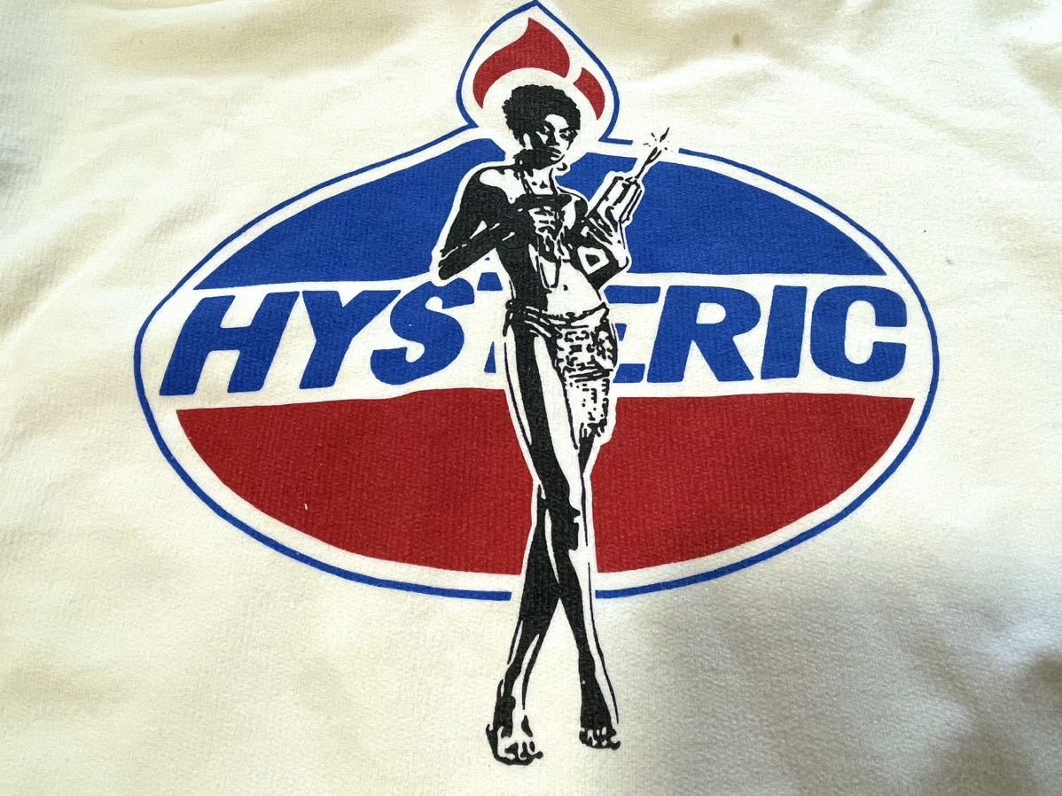 80s 90s 初期 HYSTERIC GLAMOUR ヒステリックグラマー ロゴガール バックプリント 長袖シャツ 入手困難 希少 切り替えシャツ NO.31987_画像8
