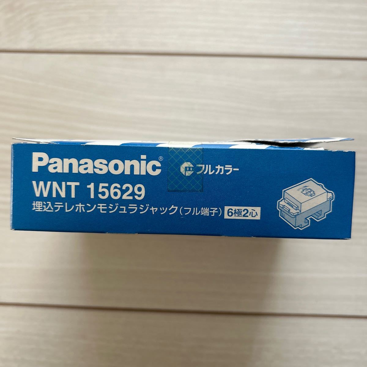 【F61】Panasonic WNT15629 埋込テレホンモジュラジャック（フル端子）6極2心 10個入 パナソニック_画像7
