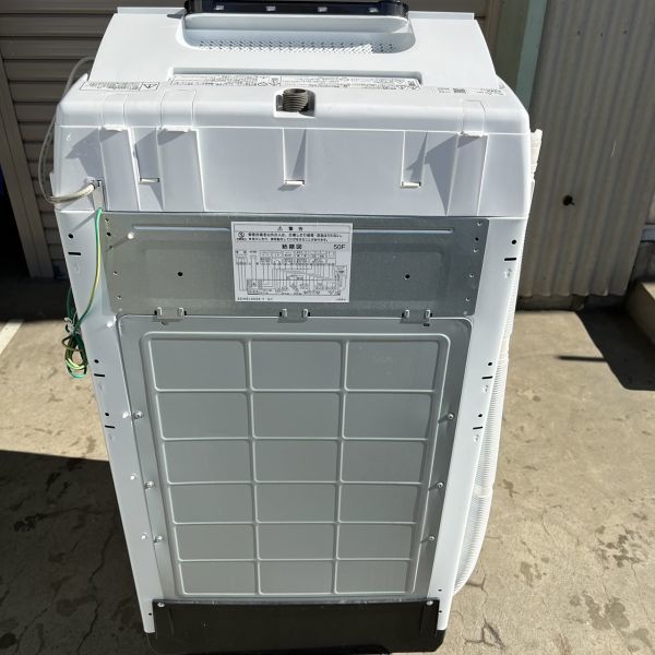 HITACHI 日立全自動電気洗濯機 5.0kg 122L 2020年製 NW-50F 50/60Hz共用 縦型洗濯機 家電 生活用家電 1人暮らし さいたま市桜区発_画像7