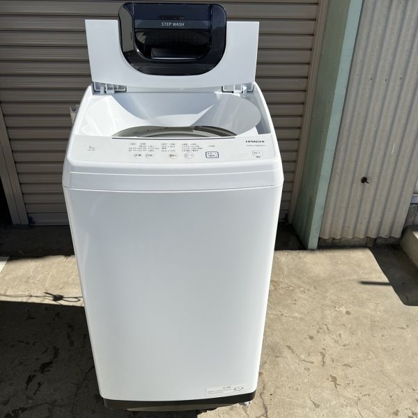 HITACHI 日立全自動電気洗濯機 5.0kg 122L 2020年製 NW-50F 50/60Hz共用 縦型洗濯機 家電 生活用家電 1人暮らし さいたま市桜区発_画像5