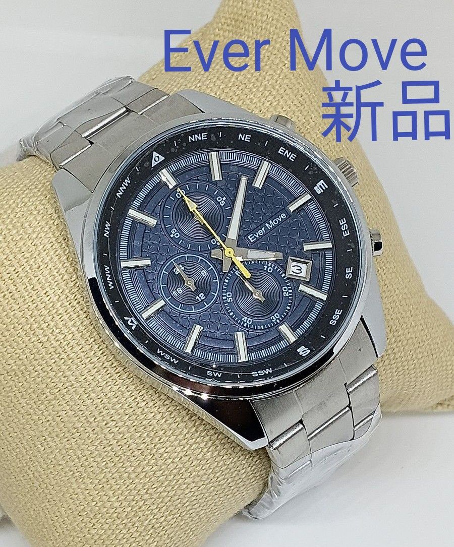 今だけ価格★■ 新品 Ever Move メンズ 腕時計 クロノグラフ