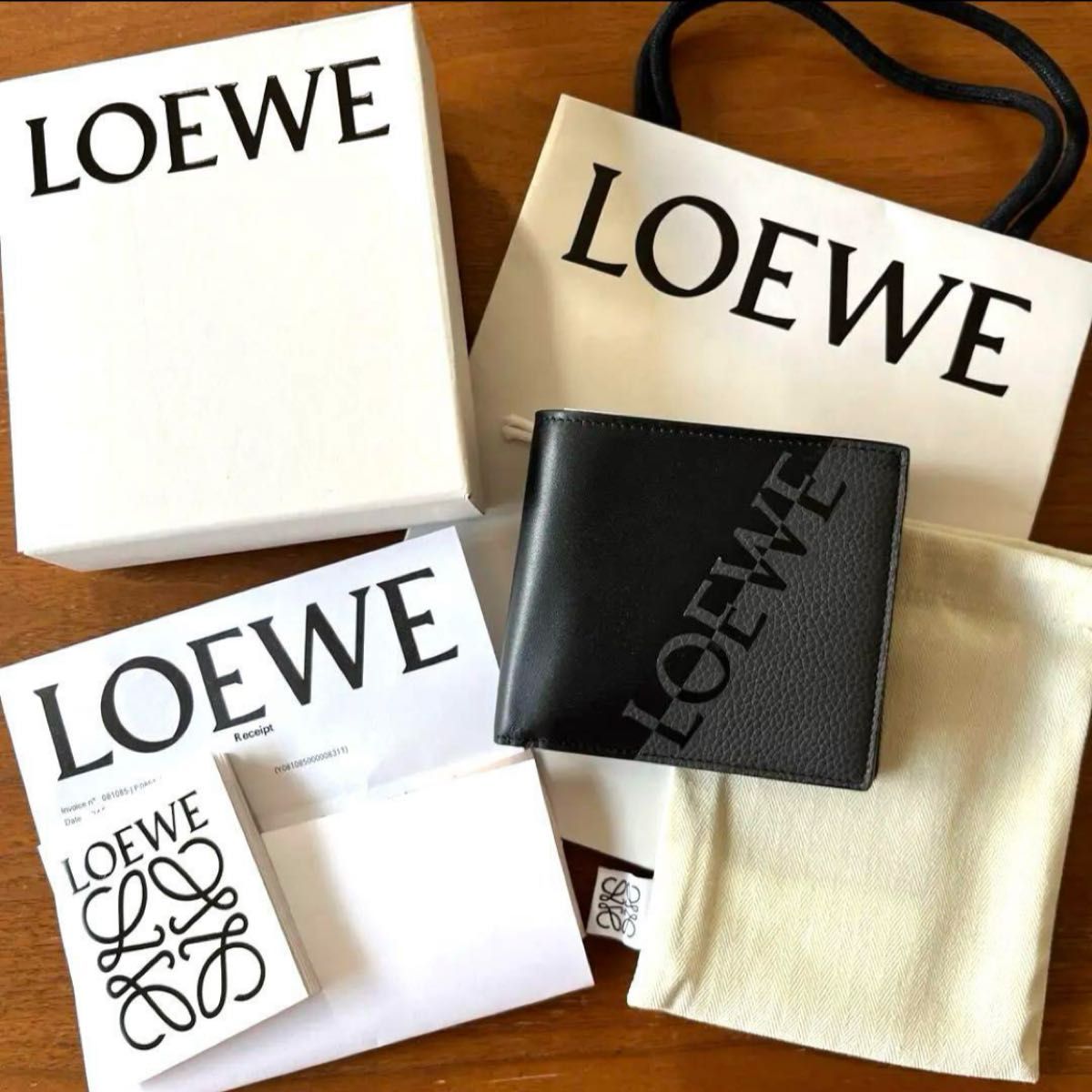 新品 LOEWE ロエベ  コインウォレット 2つ折り財布 レザー 銭入れ