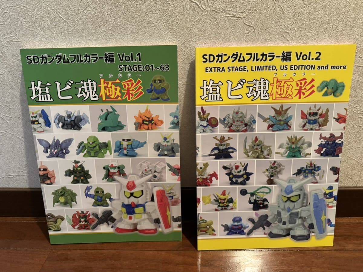 塩ビ魂極彩 SDガンダムフルカラー編 Vol.1/2 セット販売vinyl chloride 邪道 同人誌 _画像1