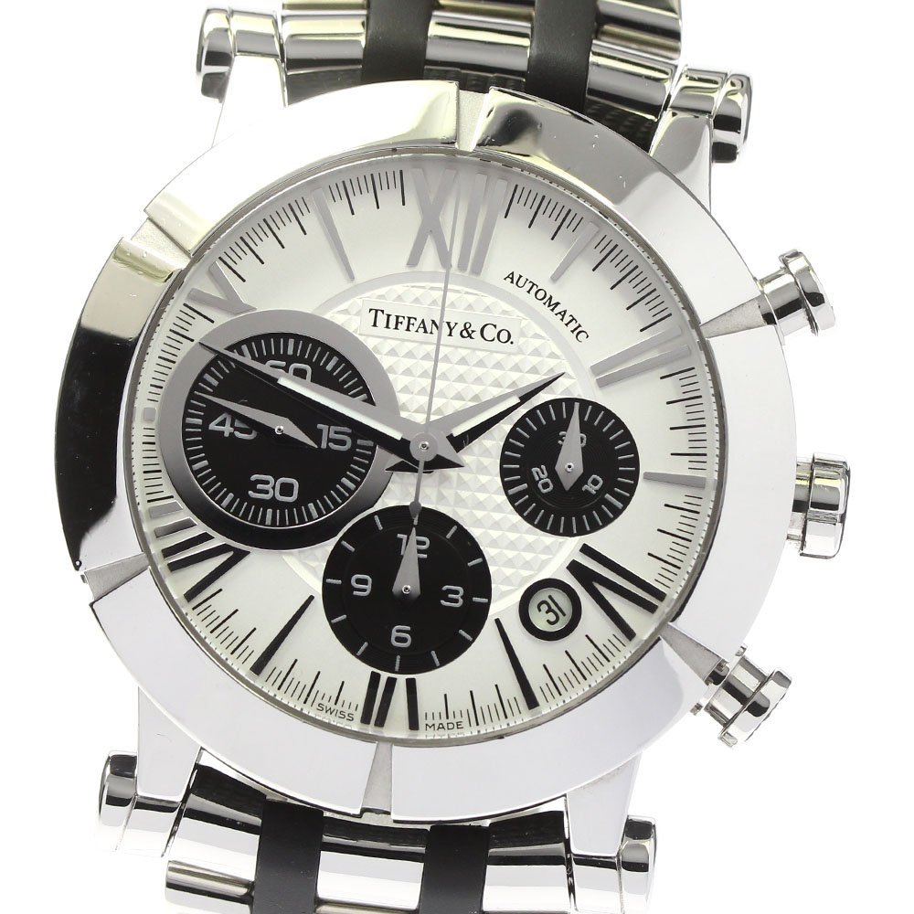 ティファニー TIFFANY&Co. Z1000.82.12A21A00A アトラス ジェント クロノグラフ デイト 自動巻き メンズ 保証書付き_791967