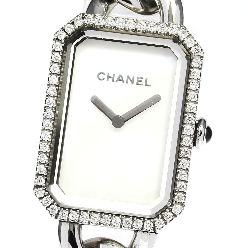  Chanel CHANEL H3255 Premiere diamond bezel quartz lady's _792479