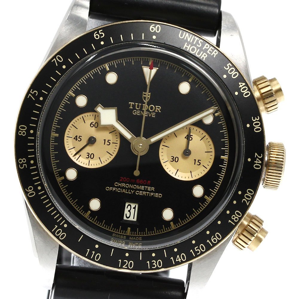 チュードル TUDOR 79363N ブラックベイ クロノ S&G クロノグラフ 自動巻き メンズ 箱・保証書付き_791370_画像1