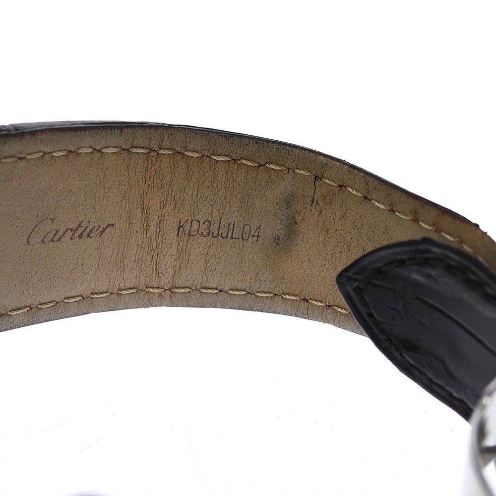  Cartier CARTIER W7100014 Carib rudu Cartier Date self-winding watch men's written guarantee attaching ._794495