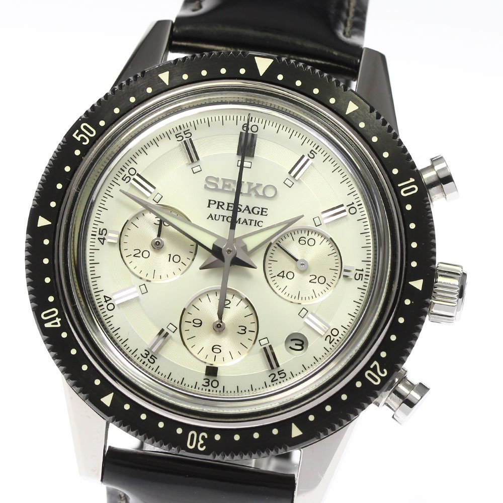 セイコー SEIKO SARK015/8R48-00M0 プレサージュ ヒストリカル コレクション クロノグラフ55周年記念 自動巻き メンズ 箱・保証書付_794932