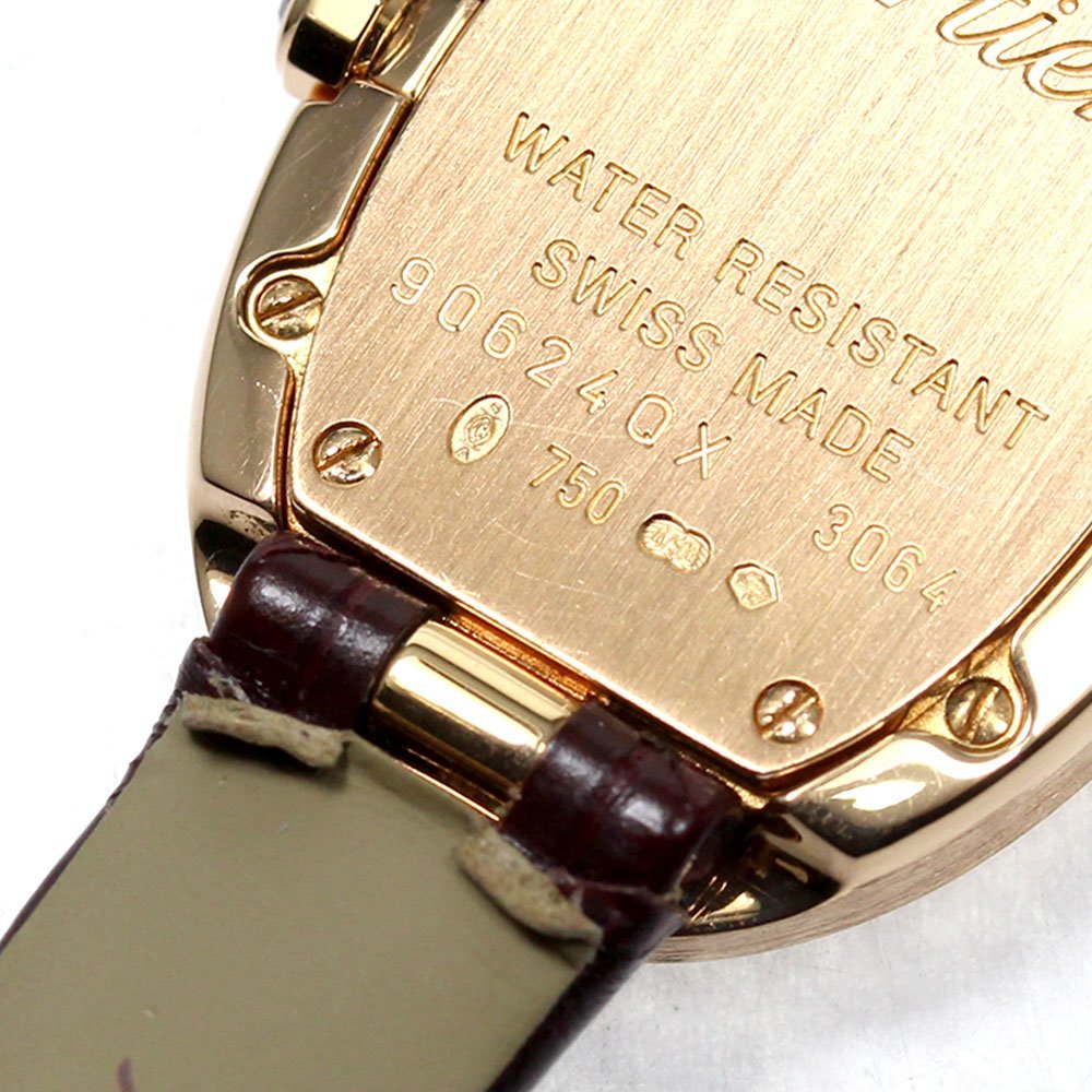  Cartier CARTIER W8000007 Baignoire SM K18PG кварц женский _770769