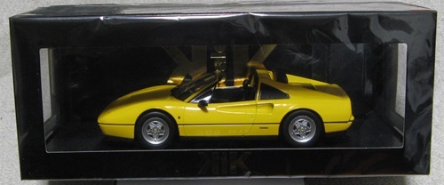 KK-Scale　1/18　フェラーリ・328 GTS　yellow　1985　ルーフ着脱_画像3