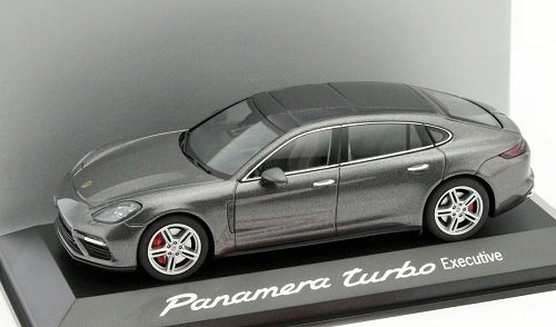 ヘルパ　1/43　ポルシェ・パナメーラ ターボ Executive 　agategreymet　ポルシェ特注　7500G_画像1