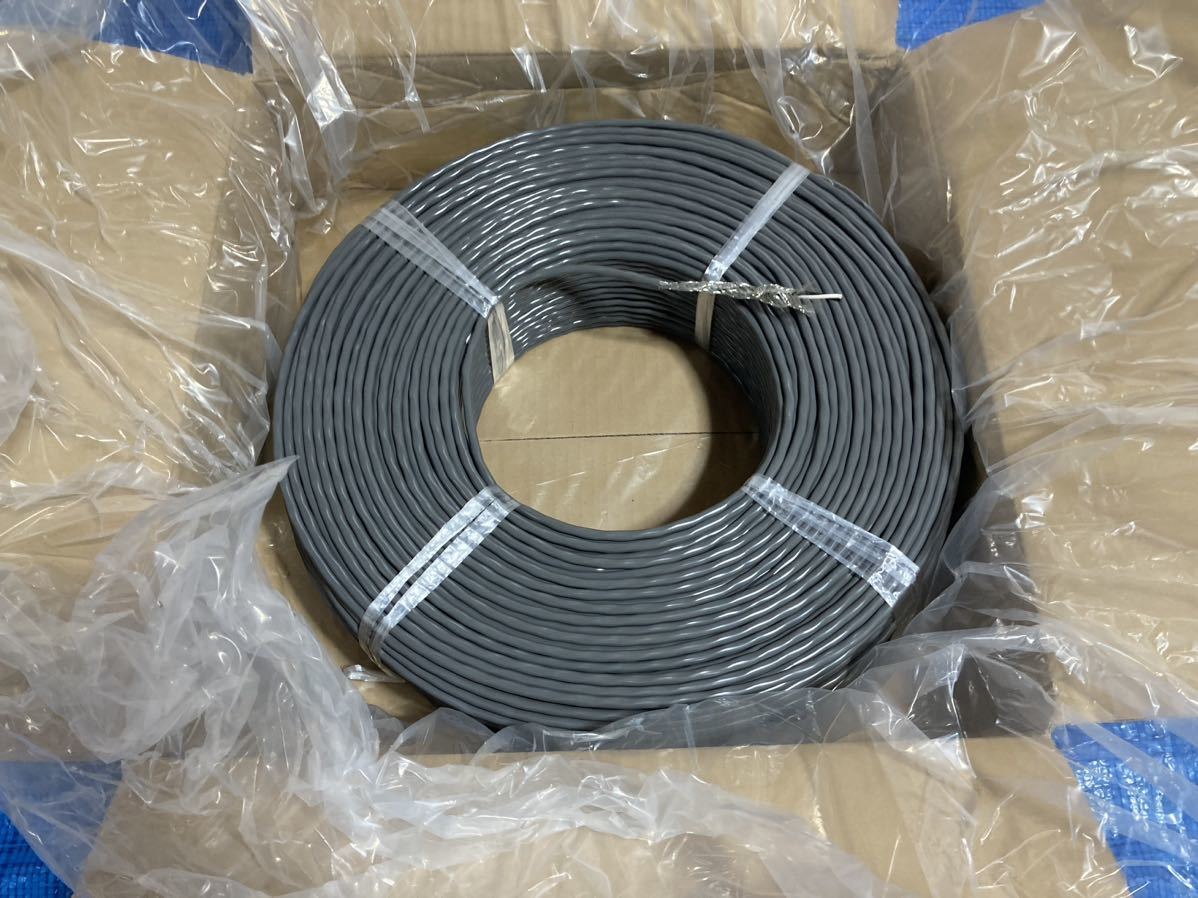 新品300m 日立 HITACHI CO-VV-SB ケーブル 電線 0 5×2 シールド 新品300m 日立 HITACHI CO-VV-SB ケーブル 電線 0 5×2 シールド