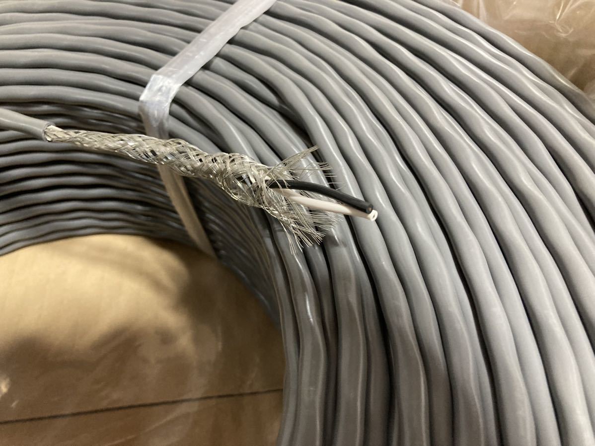 新品300m 日立 HITACHI CO-VV-SB ケーブル 電線 0 5×2 シールド 新品300m 日立 HITACHI CO-VV-SB ケーブル 電線 0 5×2 シールド