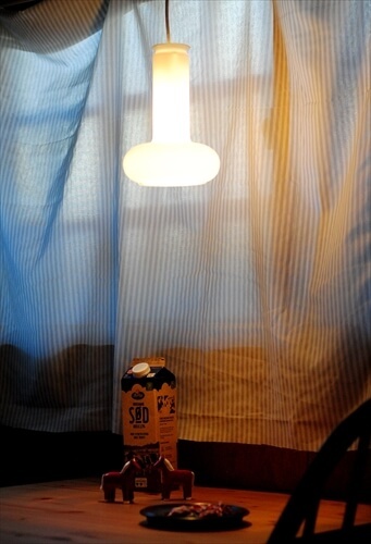 デンマーク製 Holmegaard Blues ペンダントライト ガラス 北欧 ランプ 照明 ヴィンテージ ホルムガード アンティーク ig3696_画像3