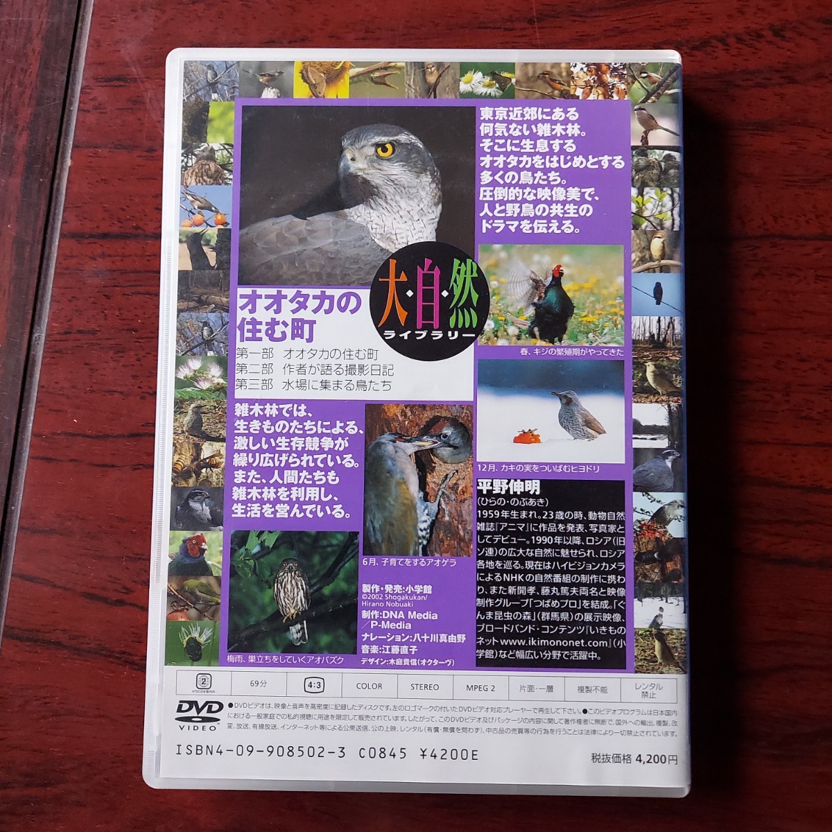 オオタカの住む町　大自然ライブラリー★平野伸明★セル版DVD_画像4