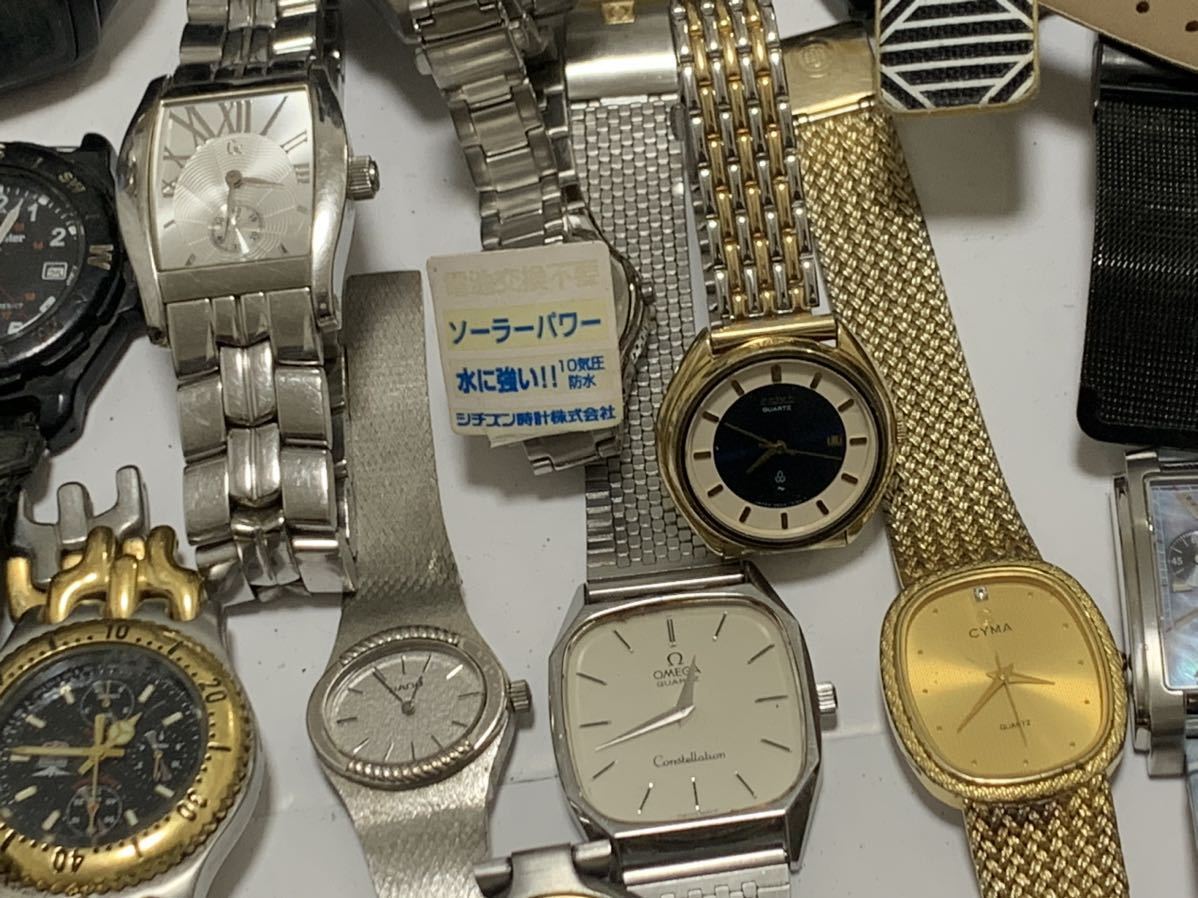 腕時計大量ジャンク品セット 腕時計まとめ 200個おまとめセット OMEGA RADO TAGHEUER SEIKO ダンヒル dunhill 他腕時計大量ジャンク ②_画像3