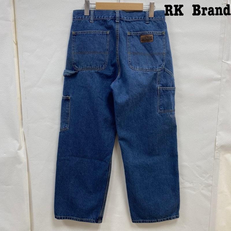 古着 RK Brand ペインター デニムパンツ ジッパーフライ ストレート IDG W32 L30 パンツ パンツ 32インチ インディゴ / インディゴ_画像1