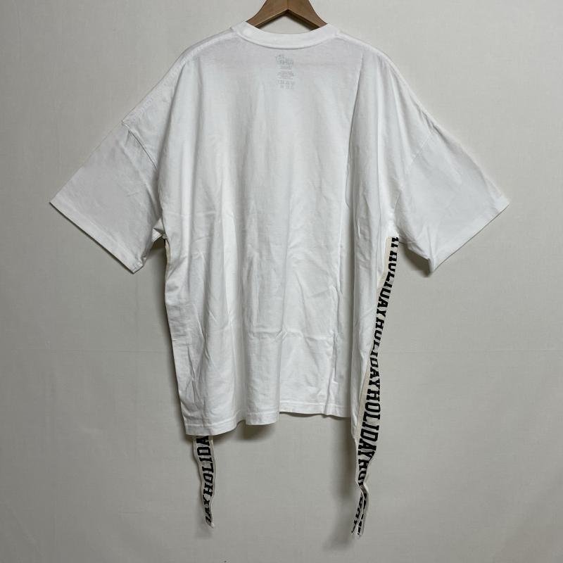 ホリデイ HOLIDAY SUPER FINE DRY S/S MINI DRESS（TAPE）ビッグシルエット カットソー 20101266 Tシャツ Tシャツ one 白 / ホワイト_画像3