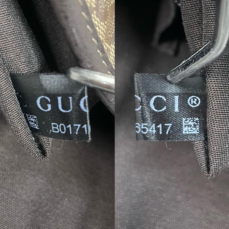 グッチ GUCCI GGクリスタル シェリーライン トートバッグ 293592 コーティングキャンバス レザー トートバッグ - 総柄_画像8