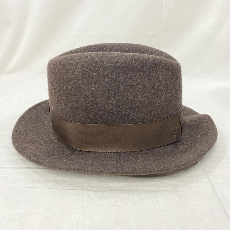 takahiromi cocos nucifera ta The so Lois to silk ribbon wool hat dark brown M hat hat - dark brown / dark brown plain 