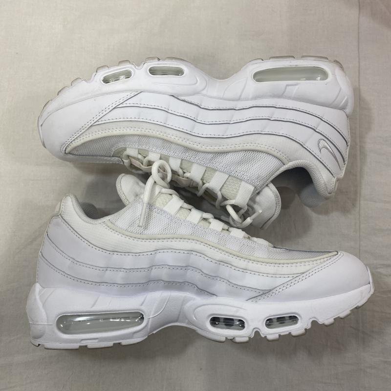 ナイキ CT1268-100 AIR MAX 95 ESSENTIAL WHITE/WHITE/GREY FOG 2020FW スニーカー 27.5cm 白 / ホワイト ロゴ、文字_画像3