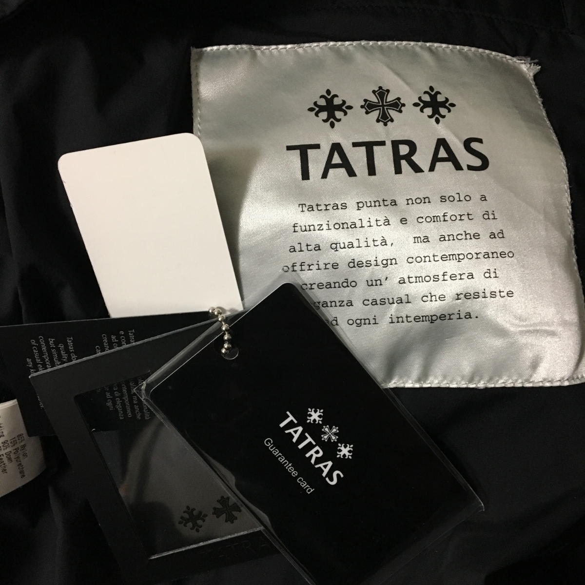 【国内正規品】TATRAS TUCANO ダウンジャケット 1 ブラック タトラス 黒_画像5