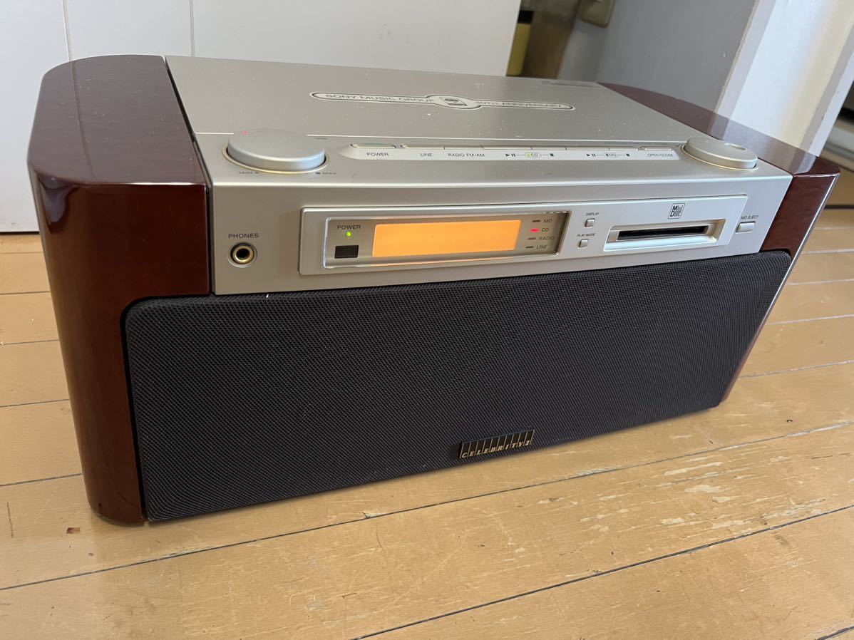 SONY CELEBRITY II 【中古】30TH ANNIVERSARY MD-7000 ソニー セレブリティ2 CD MD FM AMラジオ オーディオ　液晶故障_画像9