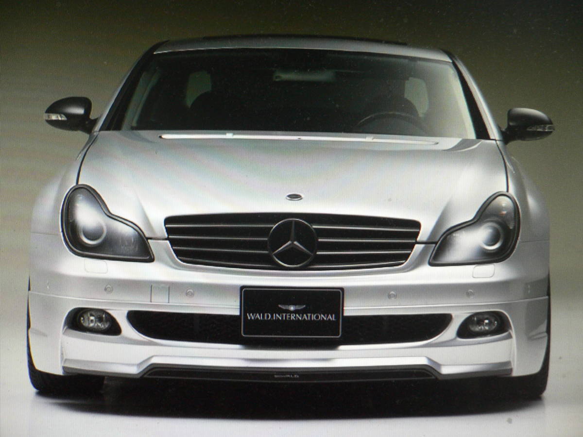 **WALD genuine products W219 previous term Sports Line aero kit ( front spoiler + side step + rear skirt ) Benz ⑫*