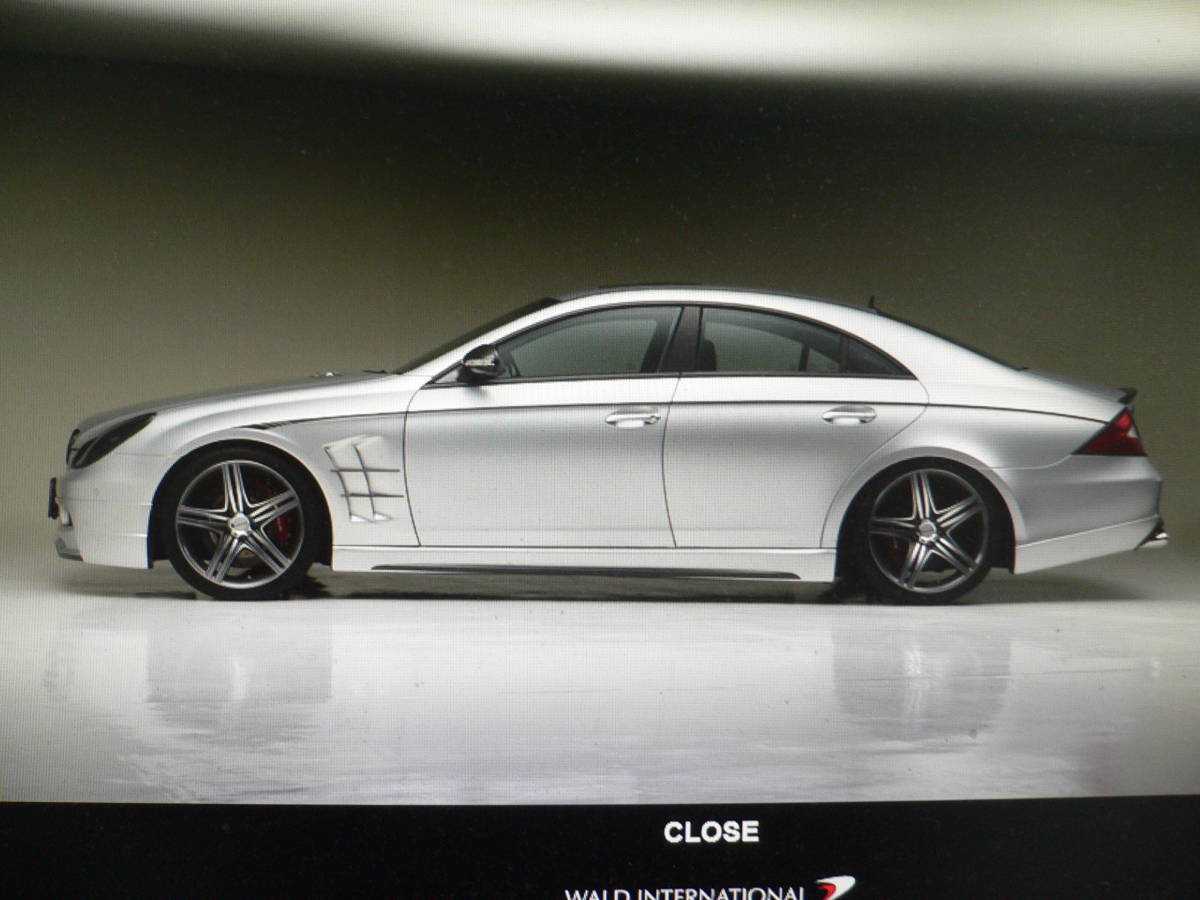 **WALD genuine products W219 previous term Sports Line aero kit ( front spoiler + side step + rear skirt ) Benz ⑫*